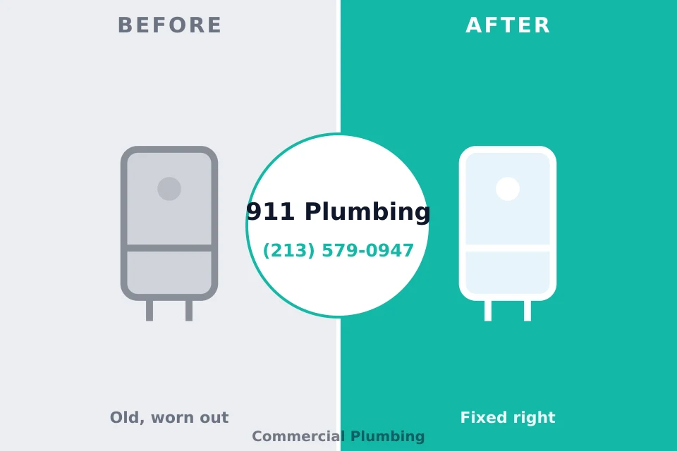Before and after: plumbing repair Walnutport, PA